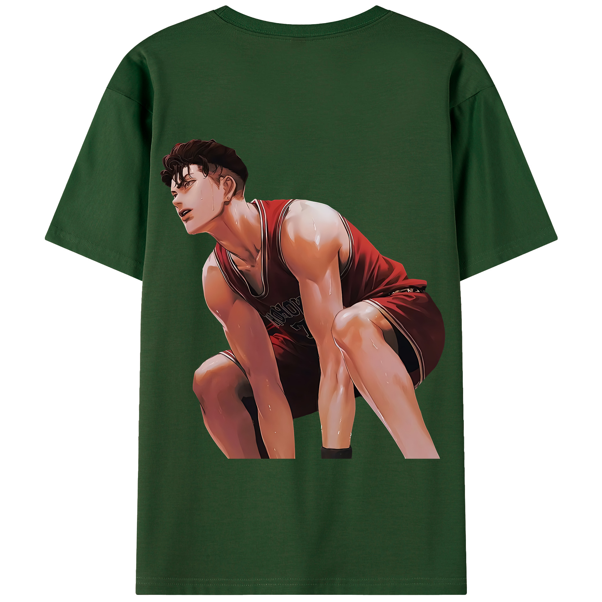 SLAM DUNK／スラムダンク 綿100％半袖Tシャツ（背面プリント）